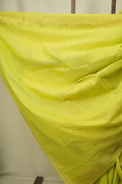 Lime Green Cotton Paithani Saree - SRLGCPS834
