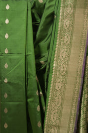 Mehendi Green Banarasi Silk Saree - SRMGBSS899