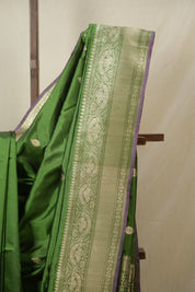 Mehendi Green Banarasi Silk Saree - SRMGBSS899