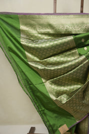 Mehendi Green Banarasi Silk Saree - SRMGBSS899