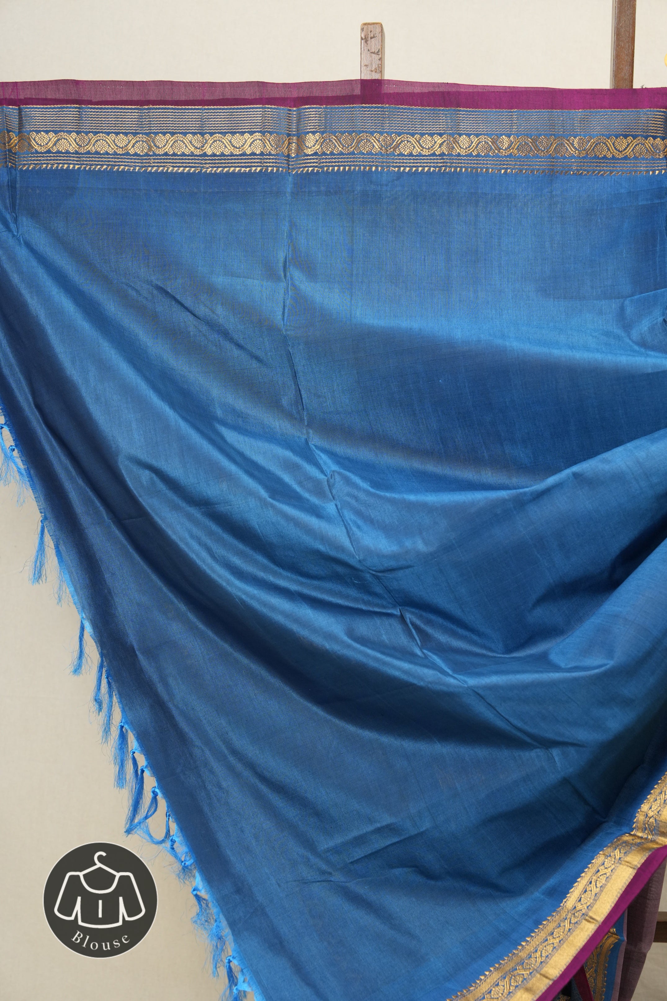 Light Purple Gadwal Cotton Silk Saree - SRLPGCSS37