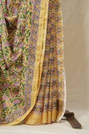 Pastel Yellow HBP Cotton Silk Saree With Chanderi Border - SRPYCSS1553