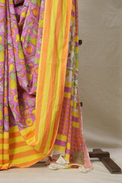 Pink HBP Signature Cotton Saree - SRPSCS20