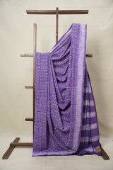 Lavender HBP Cotton Saree - SRLCS2955