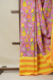 Pink HBP Signature Cotton Saree - SRPSCS20