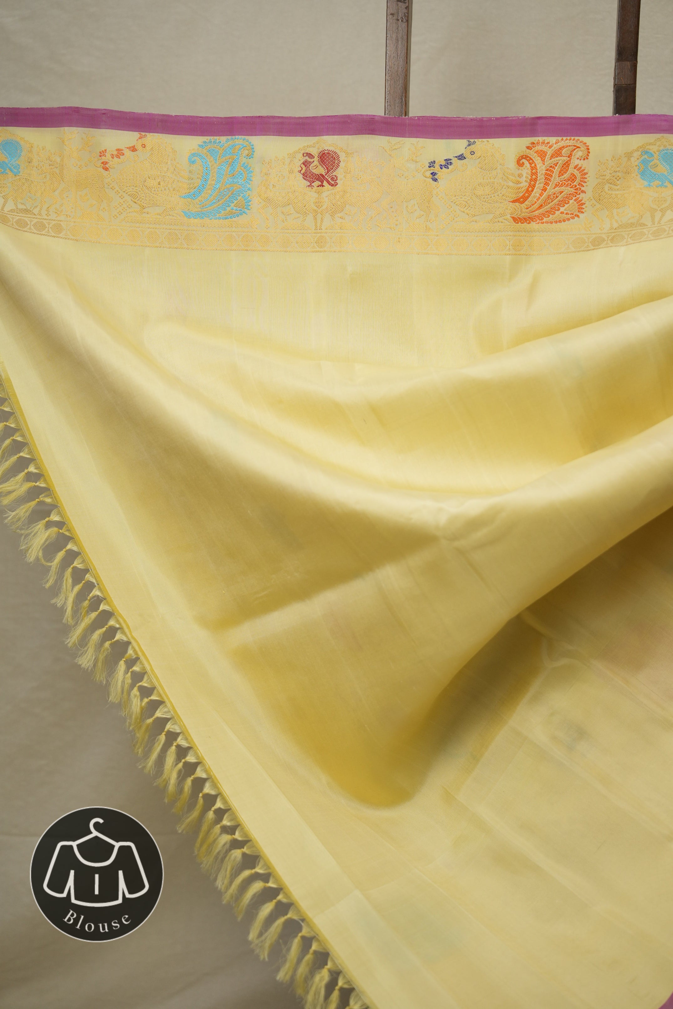 Aqua Blue Gadwal Silk Saree - SRABGSS590