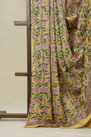 Pastel Yellow HBP Cotton Silk Saree With Chanderi Border - SRPYCSS1553