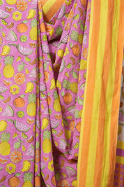 Pink HBP Signature Cotton Saree - SRPSCS20