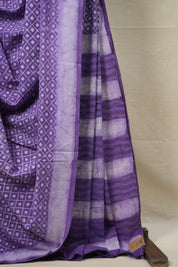Lavender HBP Cotton Saree - SRLCS2955