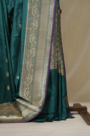 Peacock Green Banarasi Silk Saree - SRPGBSS900