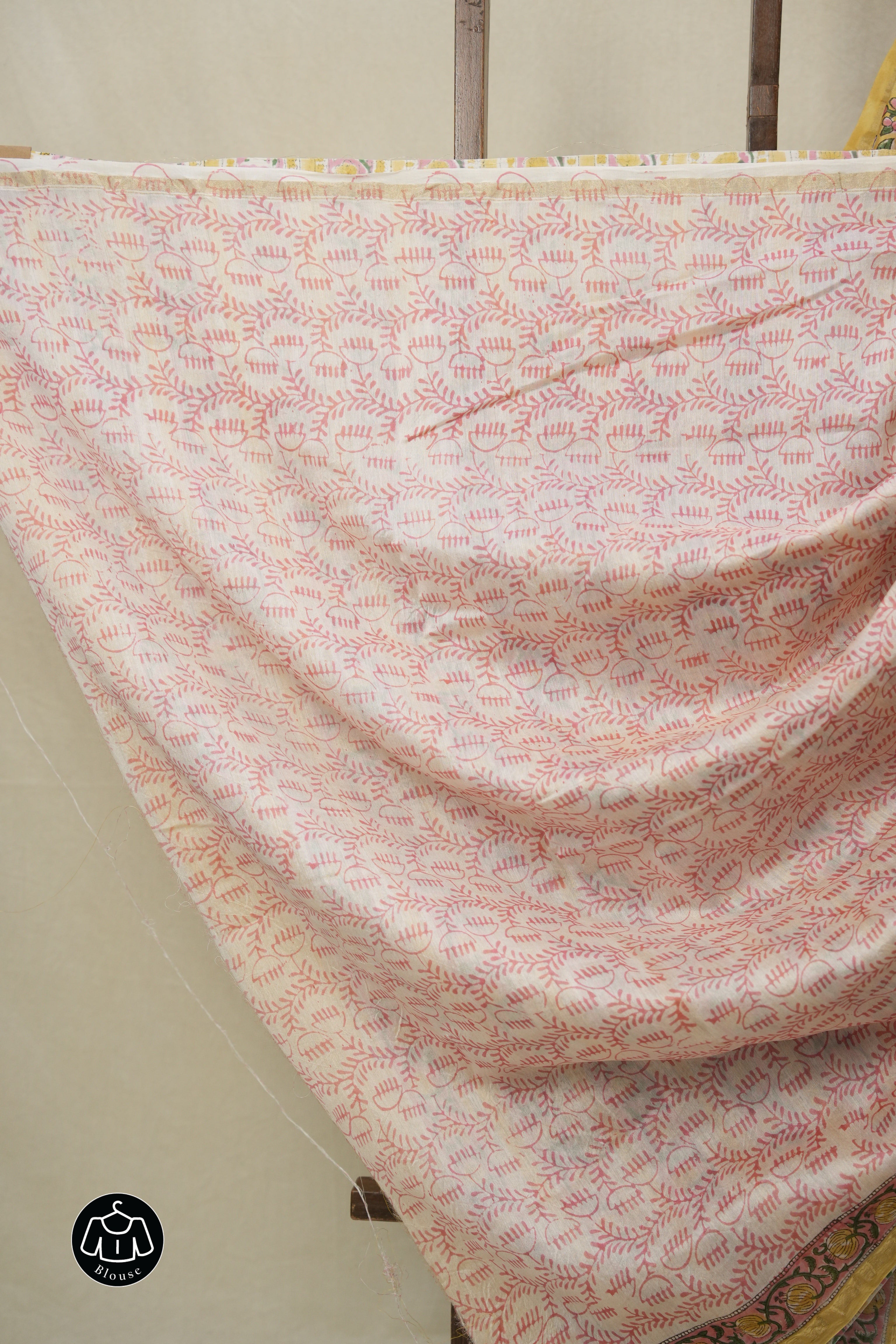 Pastel Yellow HBP Cotton Silk Saree With Chanderi Border - SRPYCSS1553
