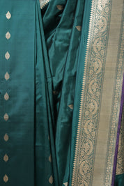 Peacock Green Banarasi Silk Saree - SRPGBSS900