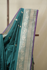 Peacock Green Banarasi Silk Saree - SRPGBSS900
