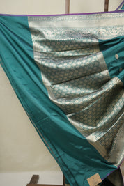 Peacock Green Banarasi Silk Saree - SRPGBSS900