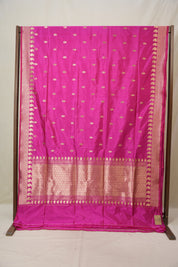 Rani Pink Banarasi Silk Saree - SRRPBSS890
