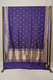 Dark Violet Banarasi Silk Saree - SRDVBSS891