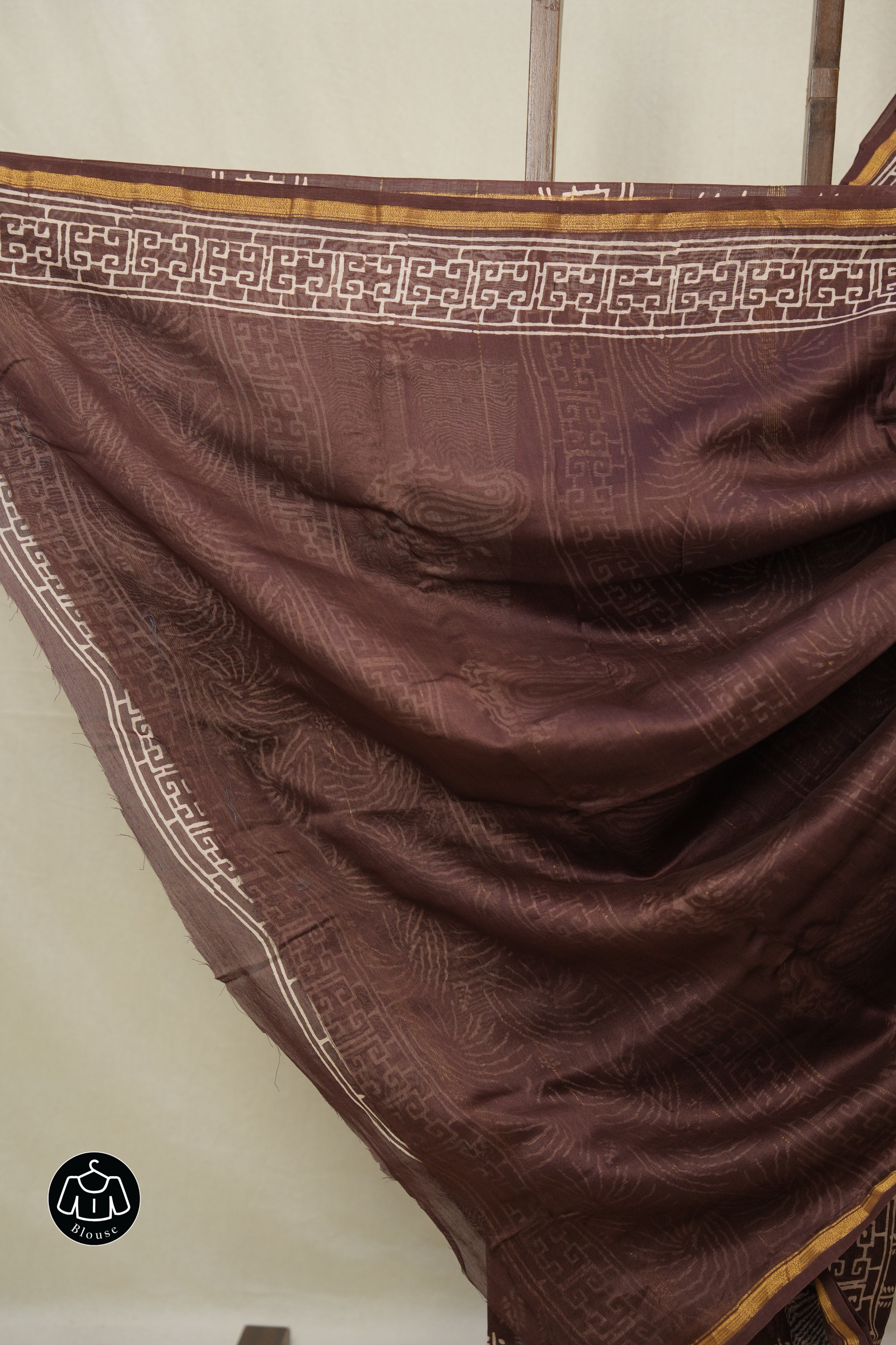 Coffee Brown HBP Cotton Silk Saree With Chanderi Border - SRCBCSS1539