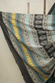 Rama Green HBP Cotton Saree (DEFECT) - SRRGCS73-PI