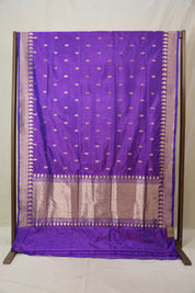 Violet Banarasi Silk Saree - SRVBSS894