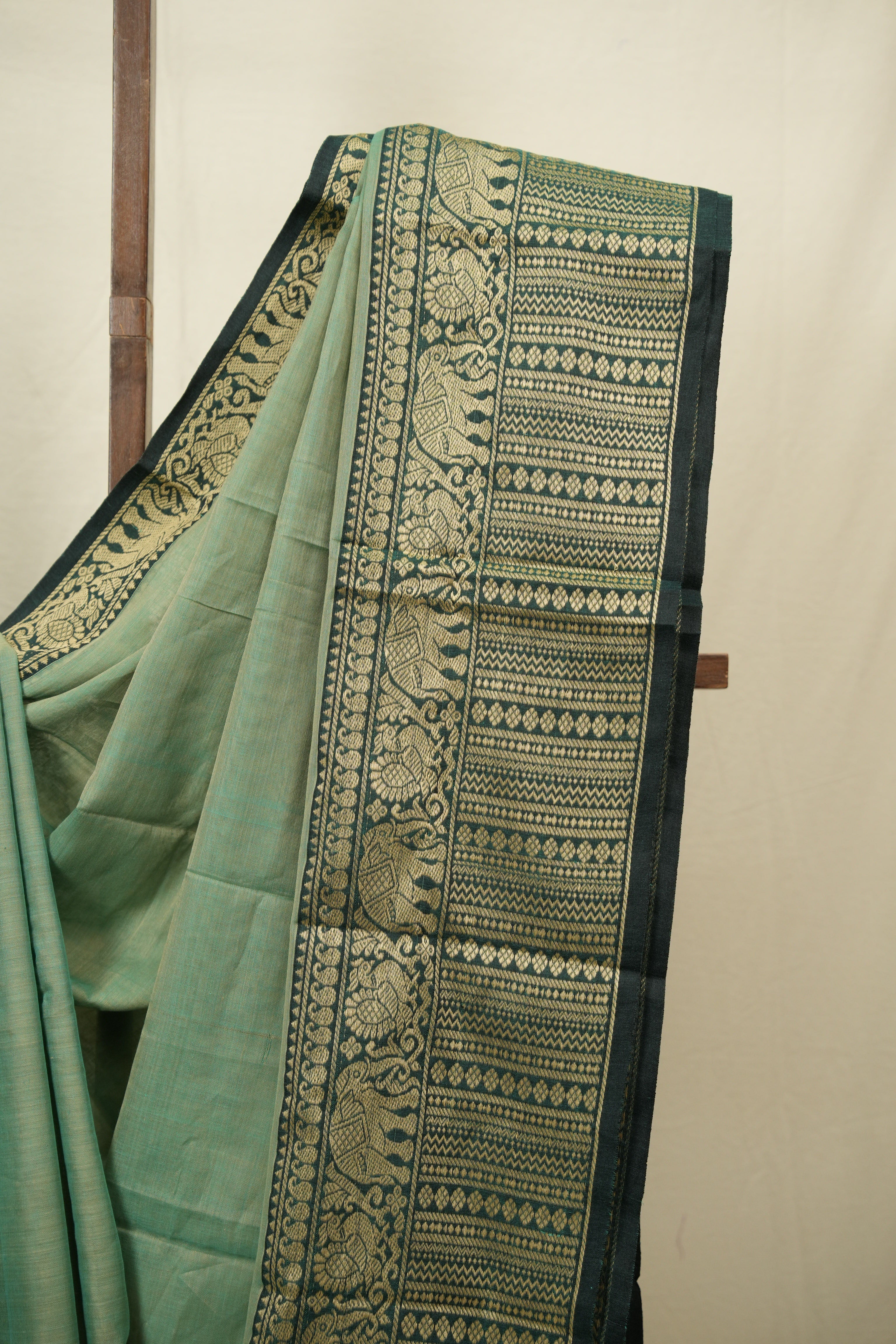 Mint Narayan Peth Cotton Saree - SRMNPCS87