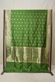 Mehendi Green Banarasi Silk Saree - SRMGBSS899
