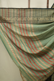 Mint Narayan Peth Cotton Saree - SRMNPCS87