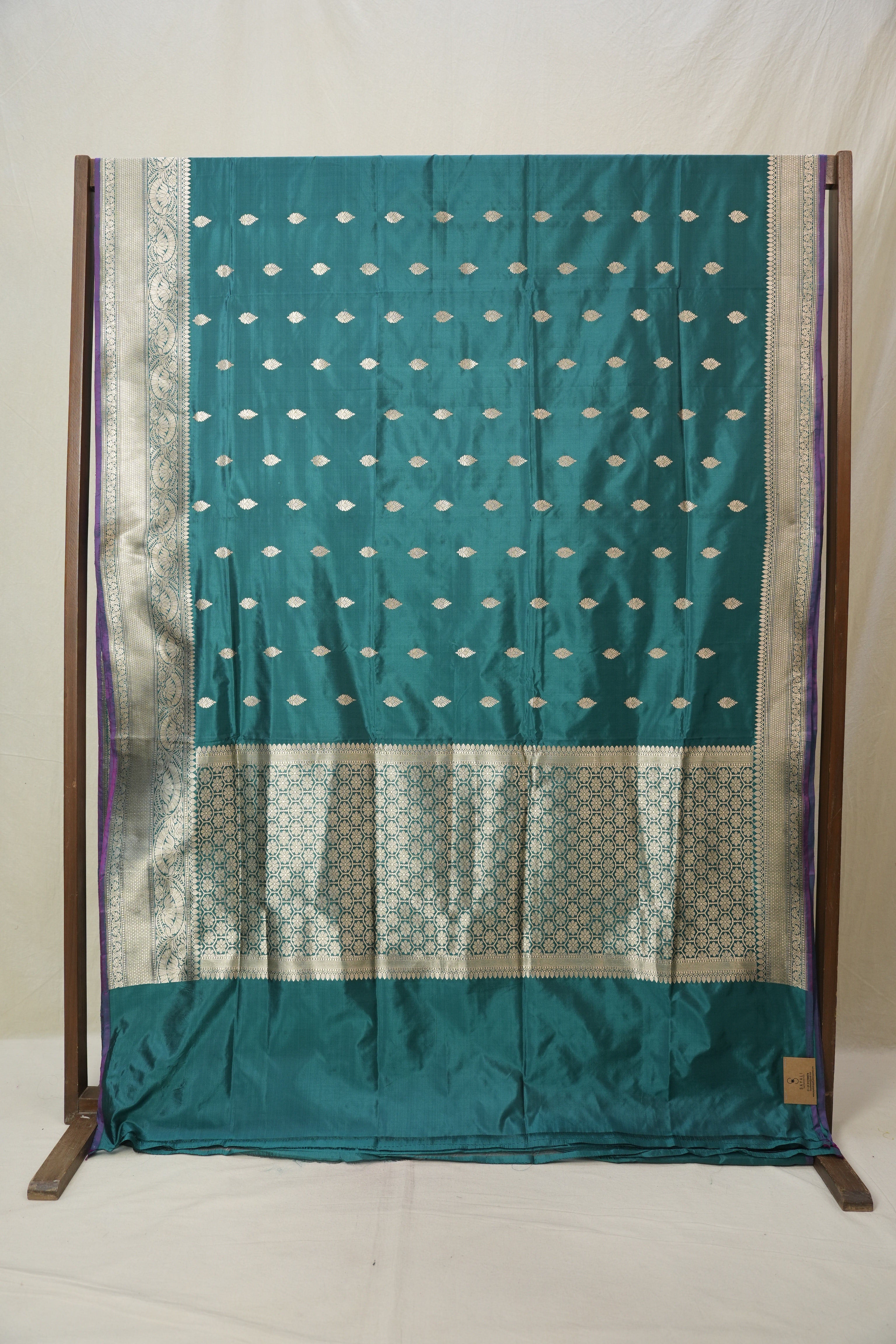 Peacock Green Banarasi Silk Saree - SRPGBSS900