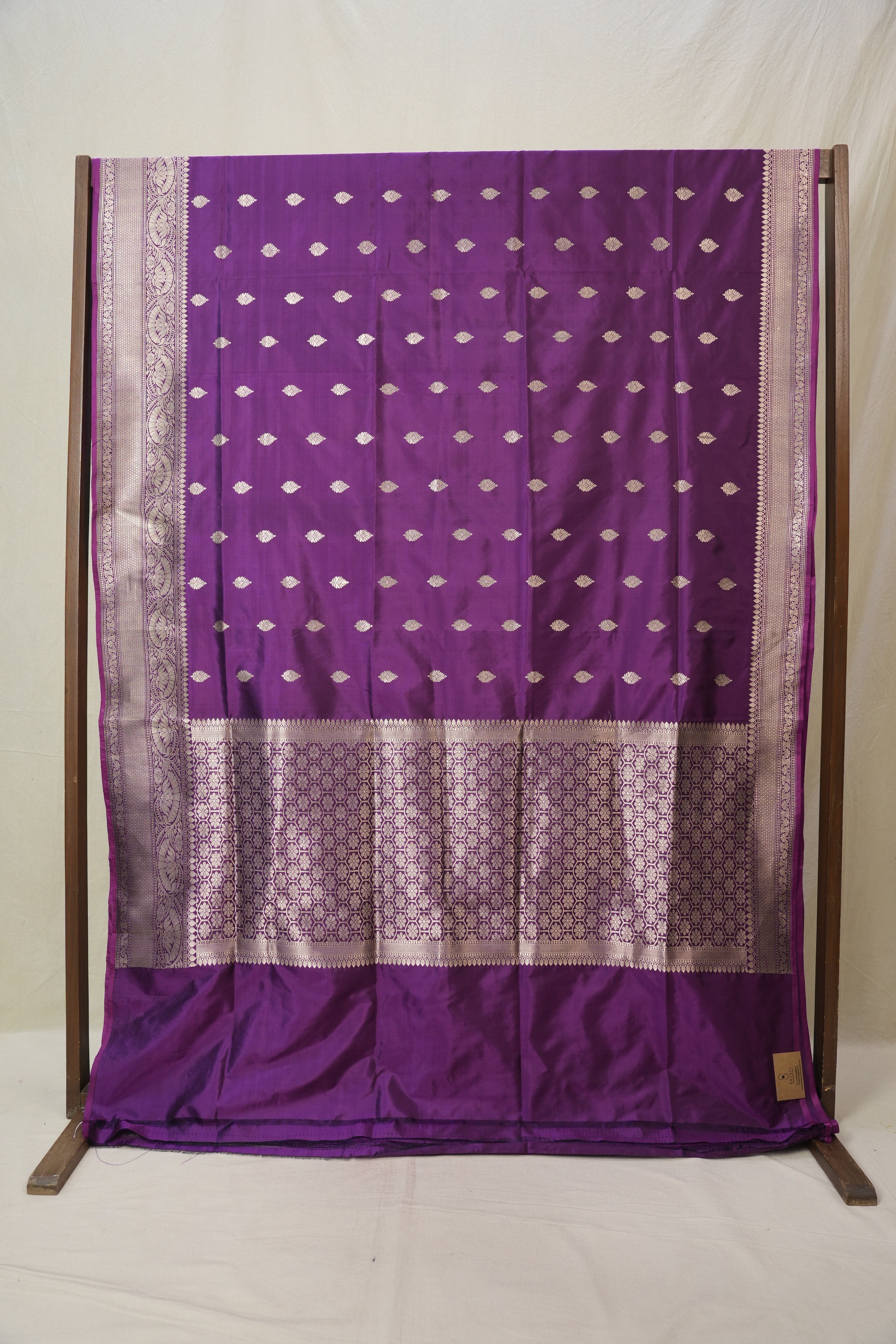 Purple Banarasi Silk Saree - SRPBSS898