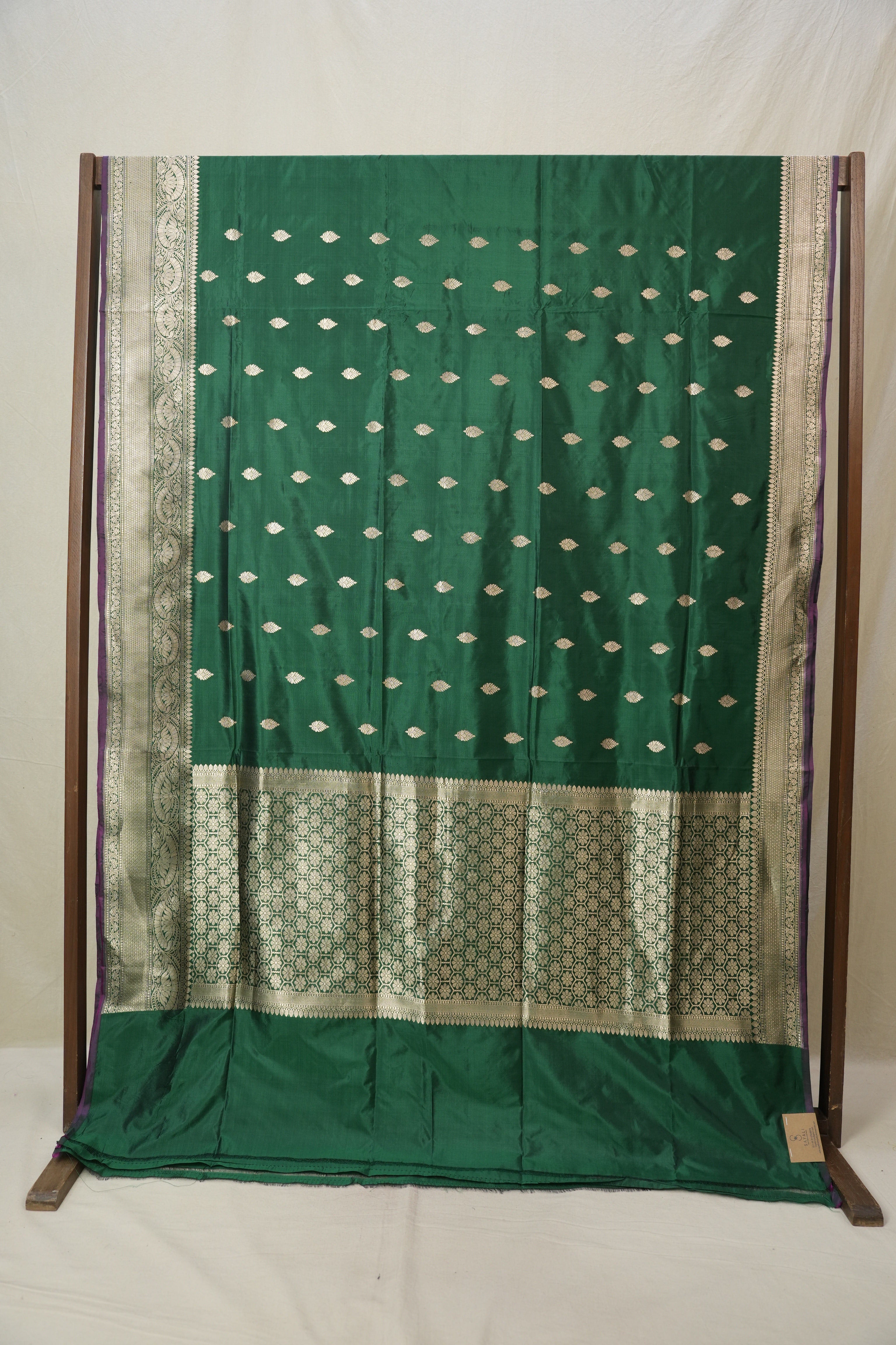 Green Banarasi Silk Saree - SRGBSS901