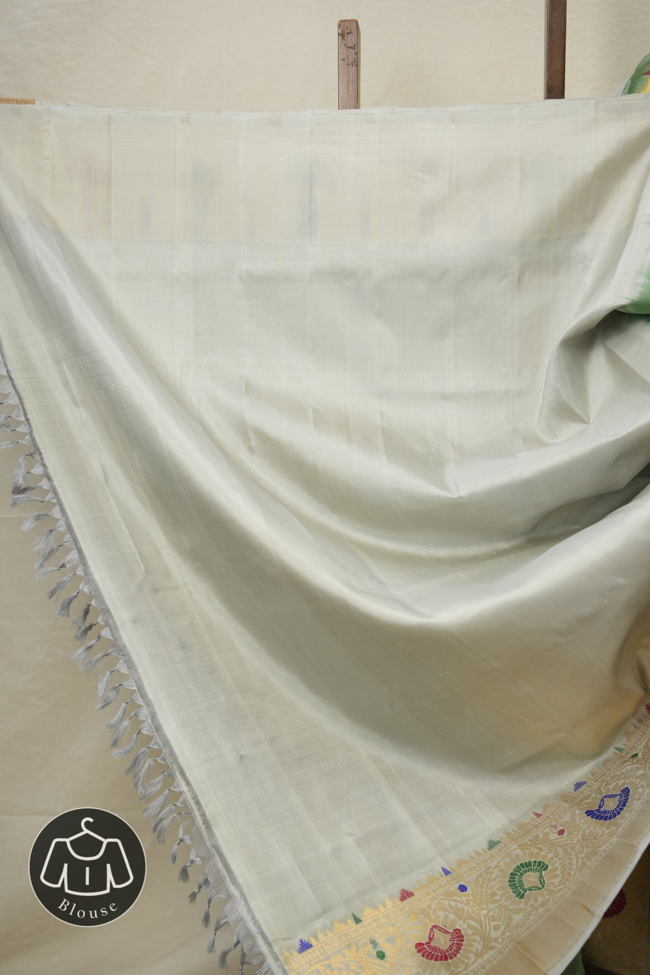 Pastel Green Gadwal Silk Saree - SRPGGSS589