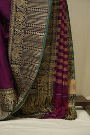 Magenta Narayan Peth Cotton Saree - SRDMNPCS89