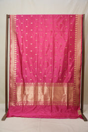 Peach Pink Banarasi Silk Saree - SRPPBSS903
