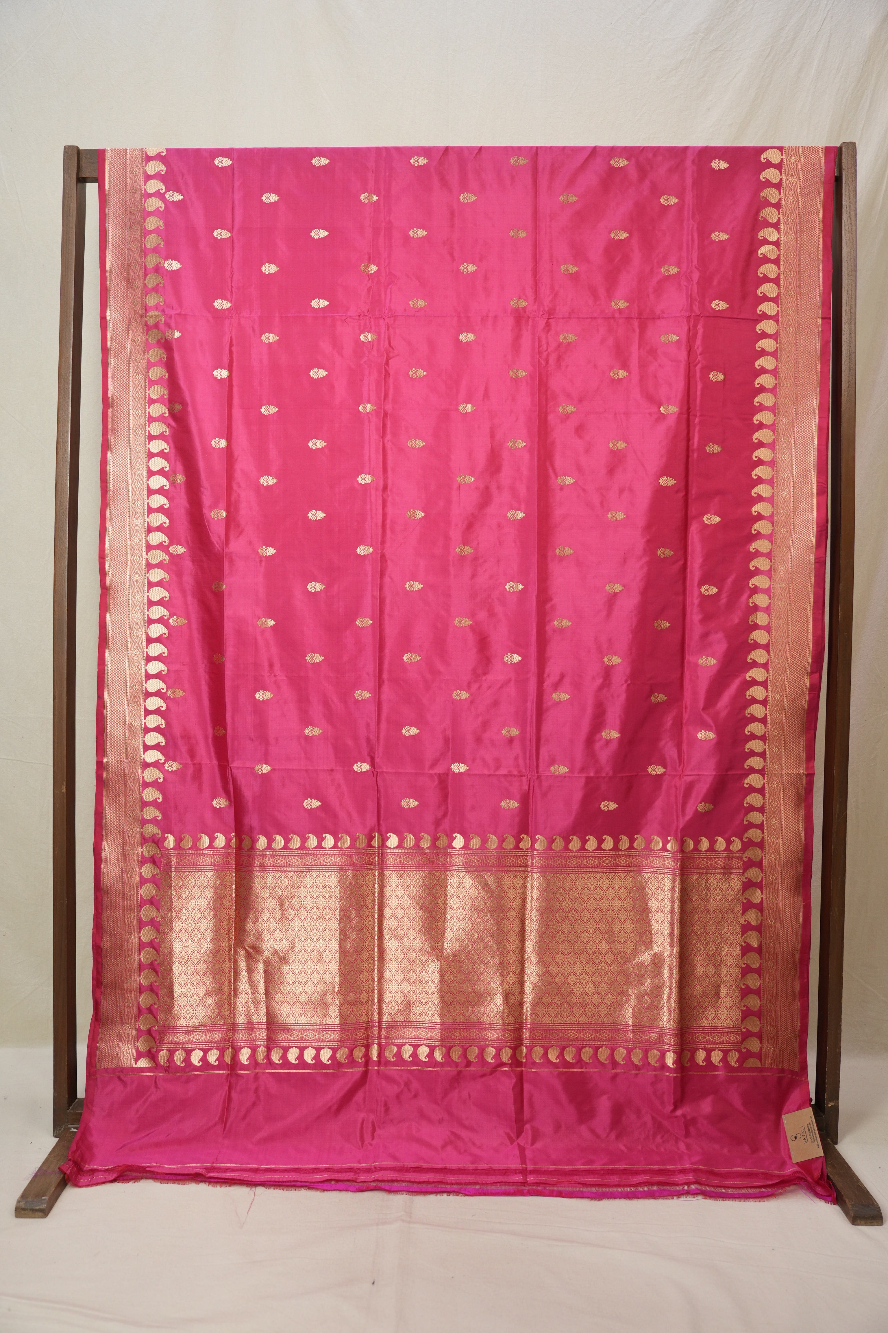Peach Pink Banarasi Silk Saree - SRPPBSS903