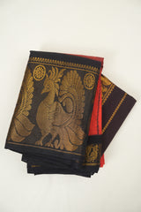Red Sungudi Cotton Saree - SRRSCS305