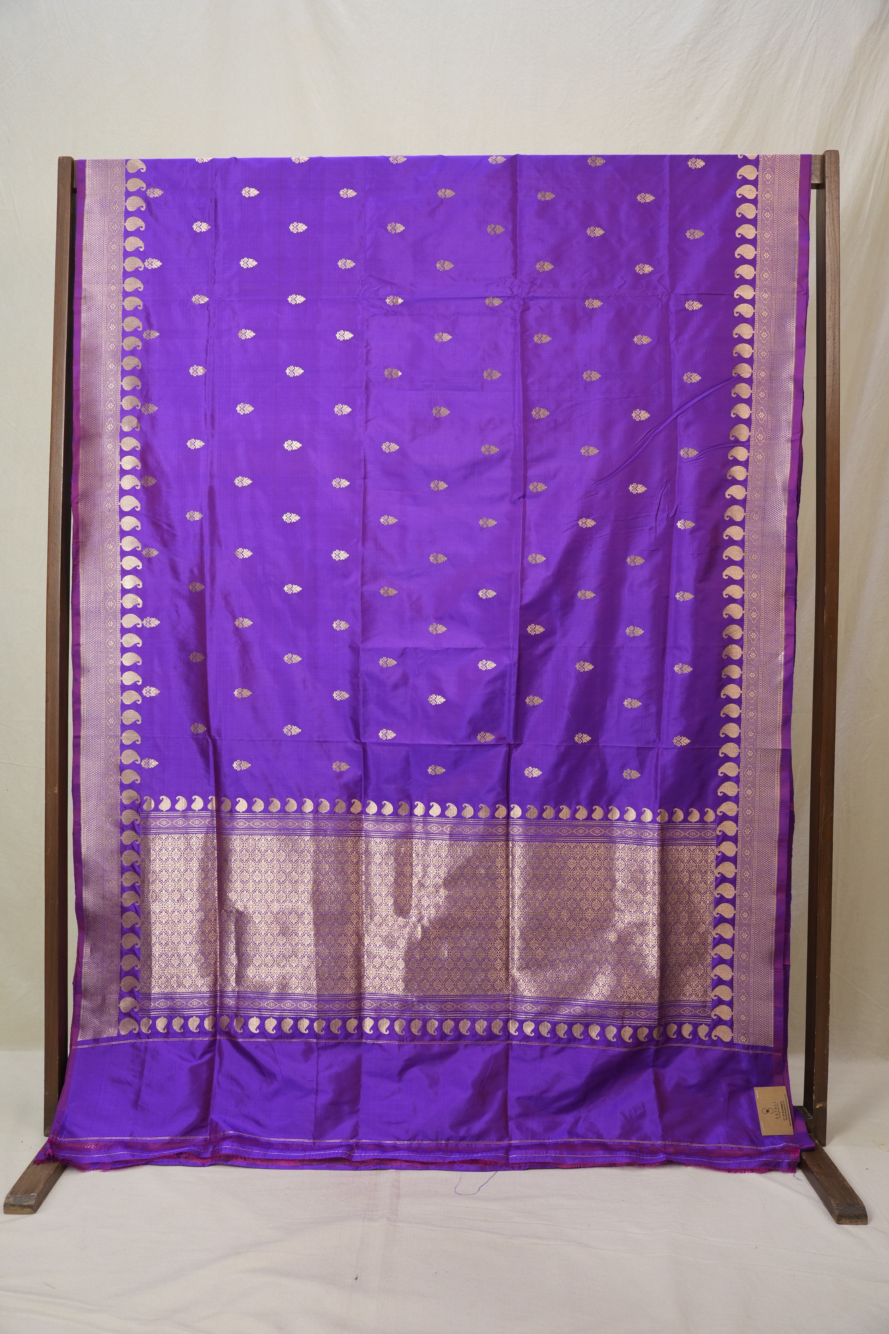 Purple Banarasi Silk Saree - SRPBSS888