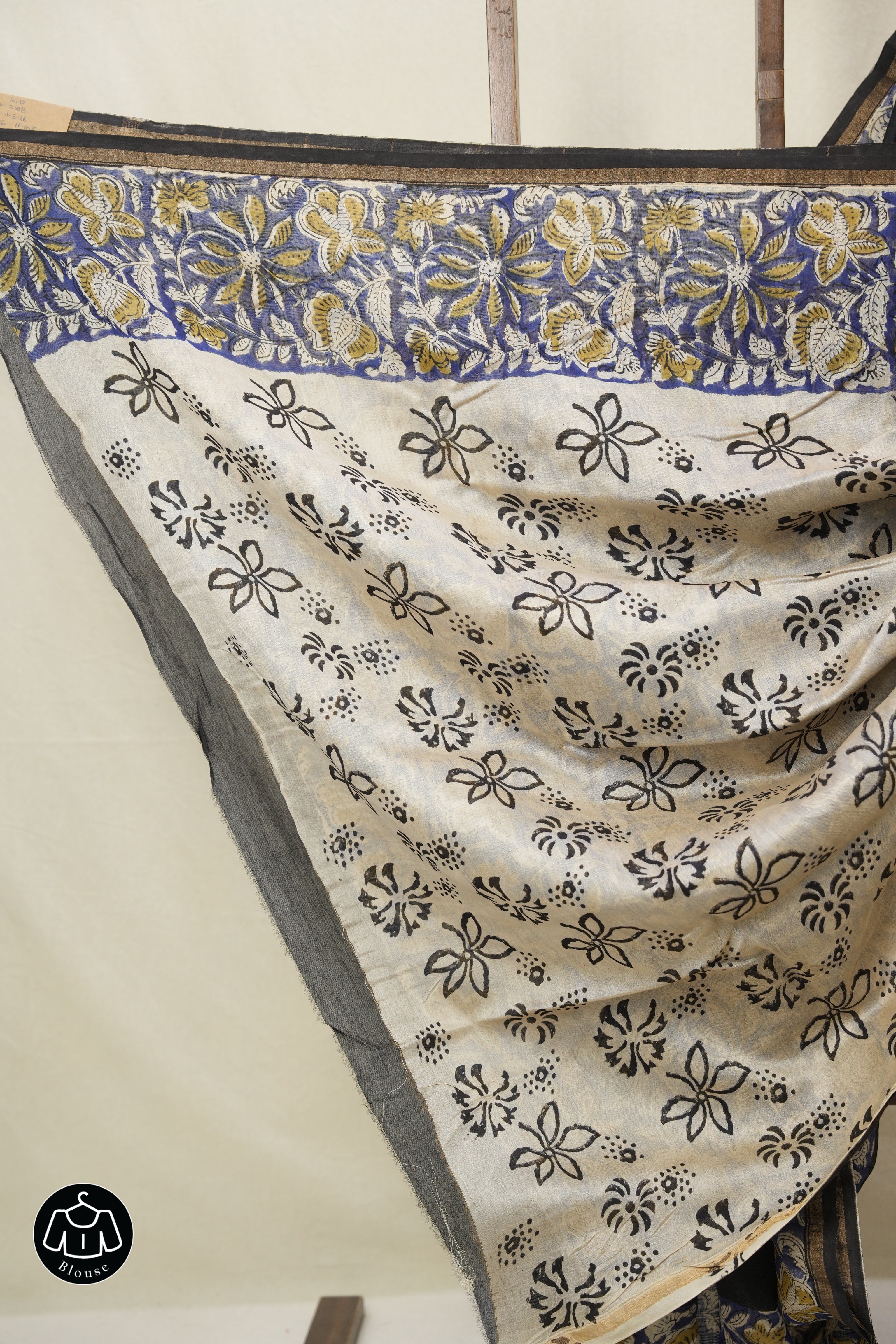 Black HBP Cotton Silk Saree With Chanderi Border - SRBCSS1537