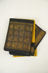 Yellow Sungudi Cotton Saree - SRYSCS311