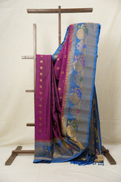 Rani Pink Gadwal Silk Saree - SRRPGSS593