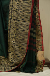 Green Narayan Peth Cotton Saree - SRGNPCS90