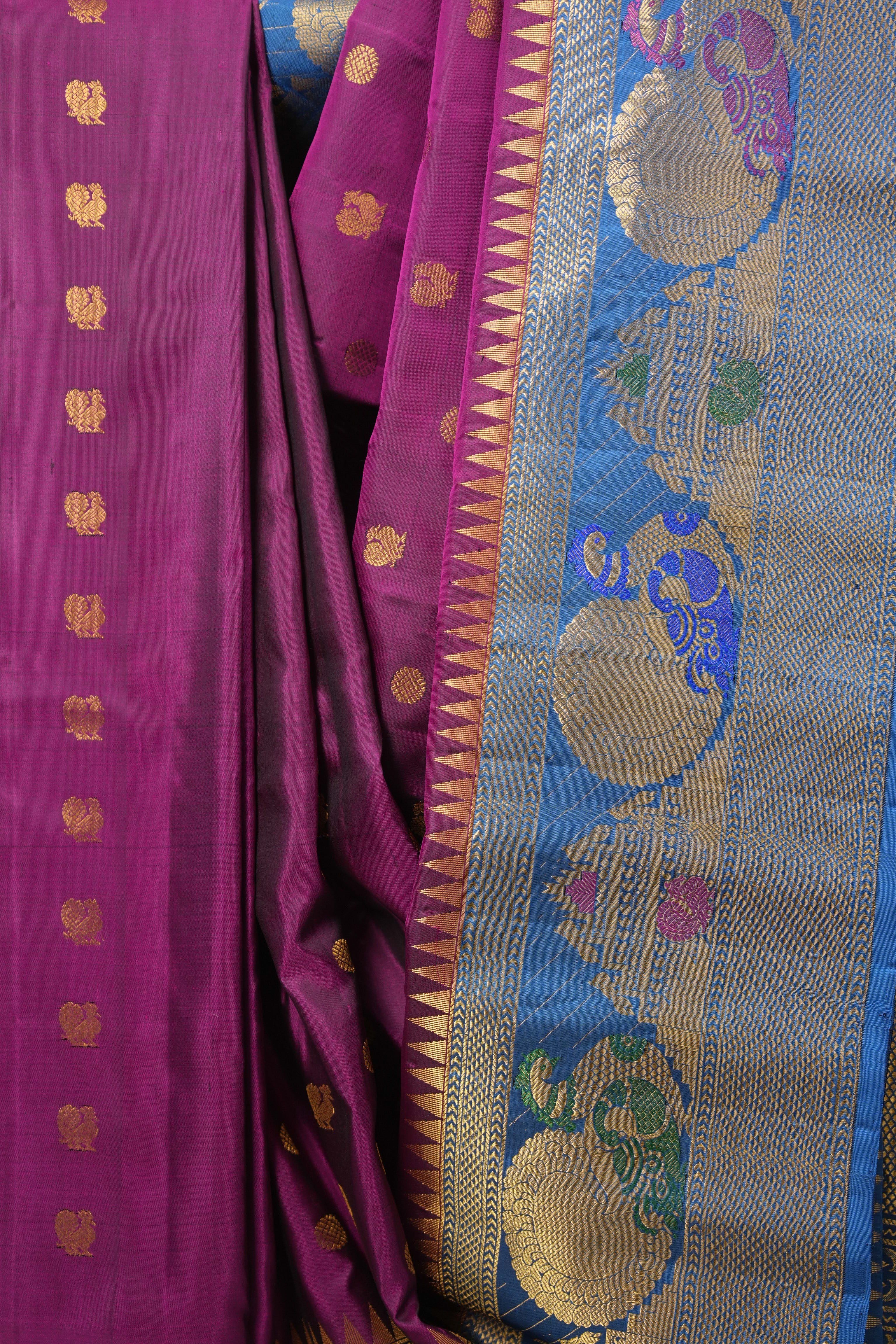 Rani Pink Gadwal Silk Saree - SRRPGSS593
