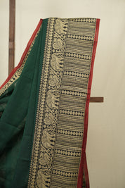 Green Narayan Peth Cotton Saree - SRGNPCS90
