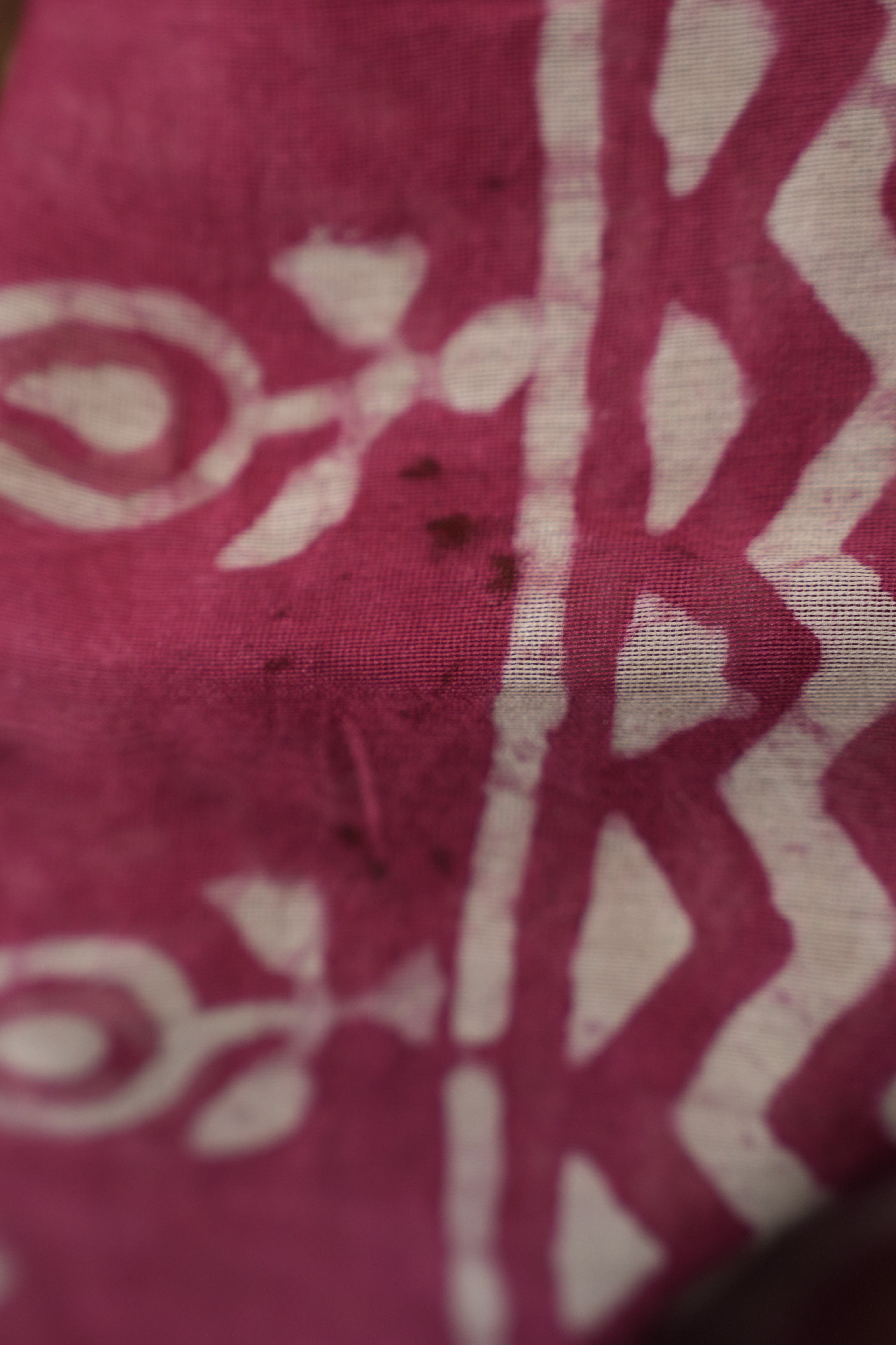 Pink HBP Cotton Silk Saree With Chanderi Border (DEFECT) - SRPCSS118-PI