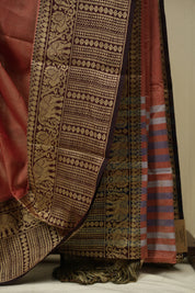 Brick Narayan Peth Cotton Saree - SRBNPCS91