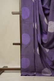 Lavender HBP Cotton Saree - SRLCS2971