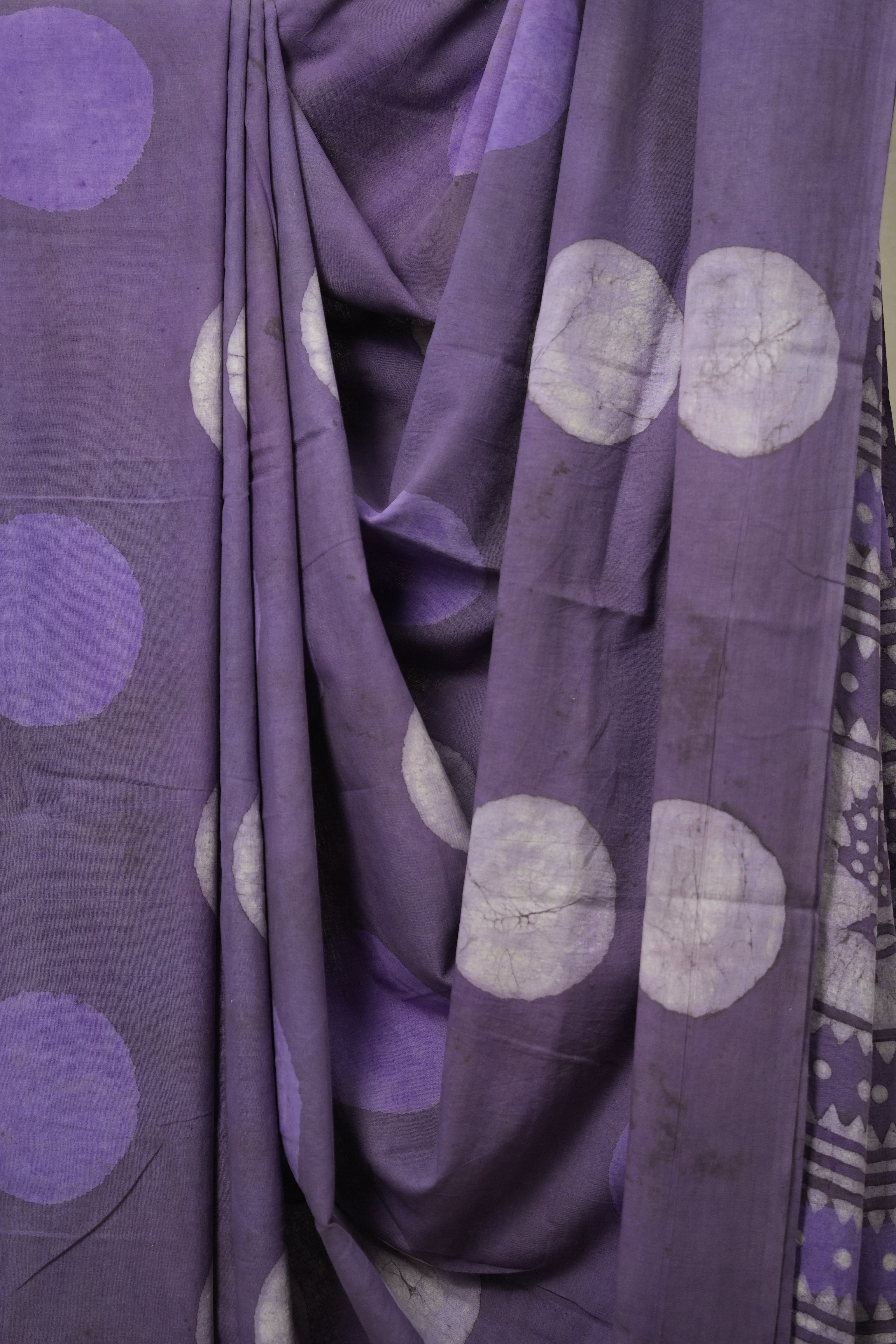 Lavender HBP Cotton Saree - SRLCS2971