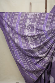 Lavender HBP Cotton Saree - SRLCS2971