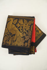 Red Sungudi Cotton Saree - SRRSCS371