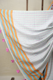 Lavender HBP Signature Cotton Saree - SRLSCS18