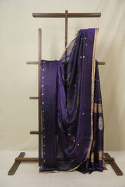 Violet Tissue Banarasi Silk Saree - SRVTBSS64