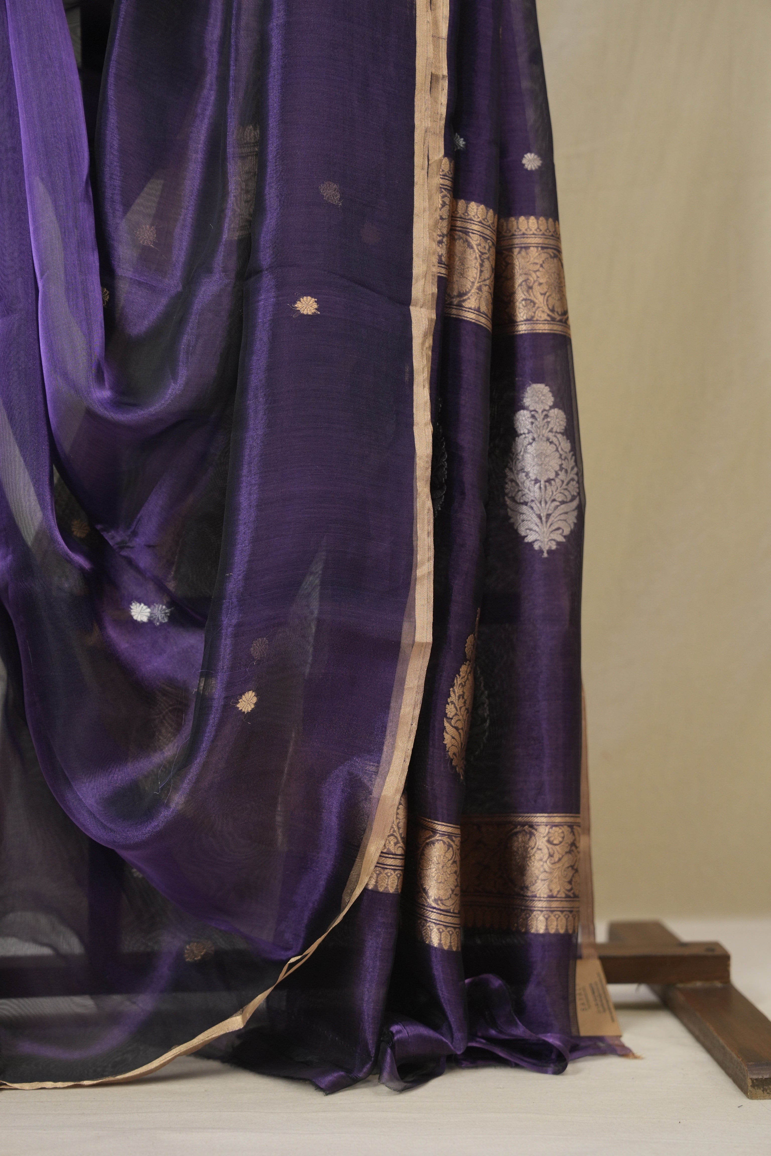 Violet Tissue Banarasi Silk Saree - SRVTBSS64